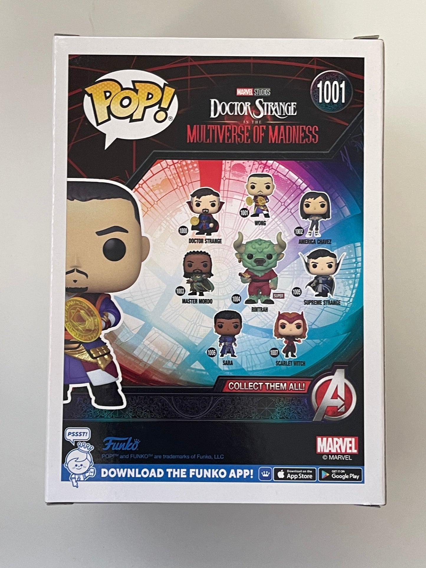 Marvel Funko Pop! - Wong #1001 Doctor Strange & The Multiverse Of Madness 2022