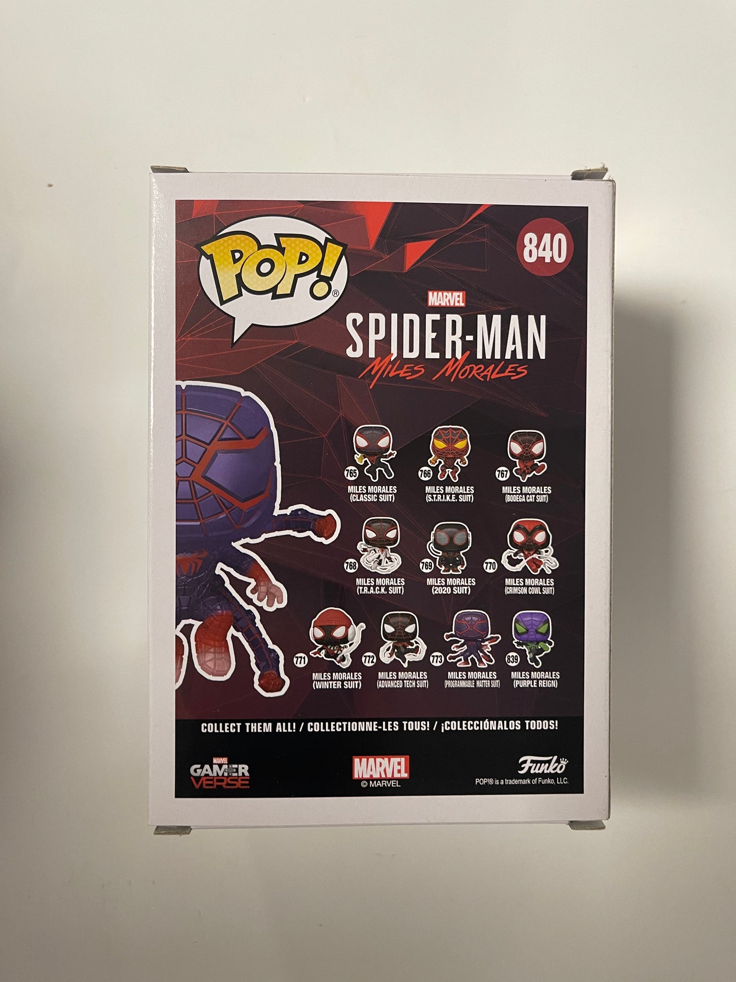Marvel Funko Pop! - Miles Morales Spider-Man (Programmable Matter Suit) #840 2021 Exclusive