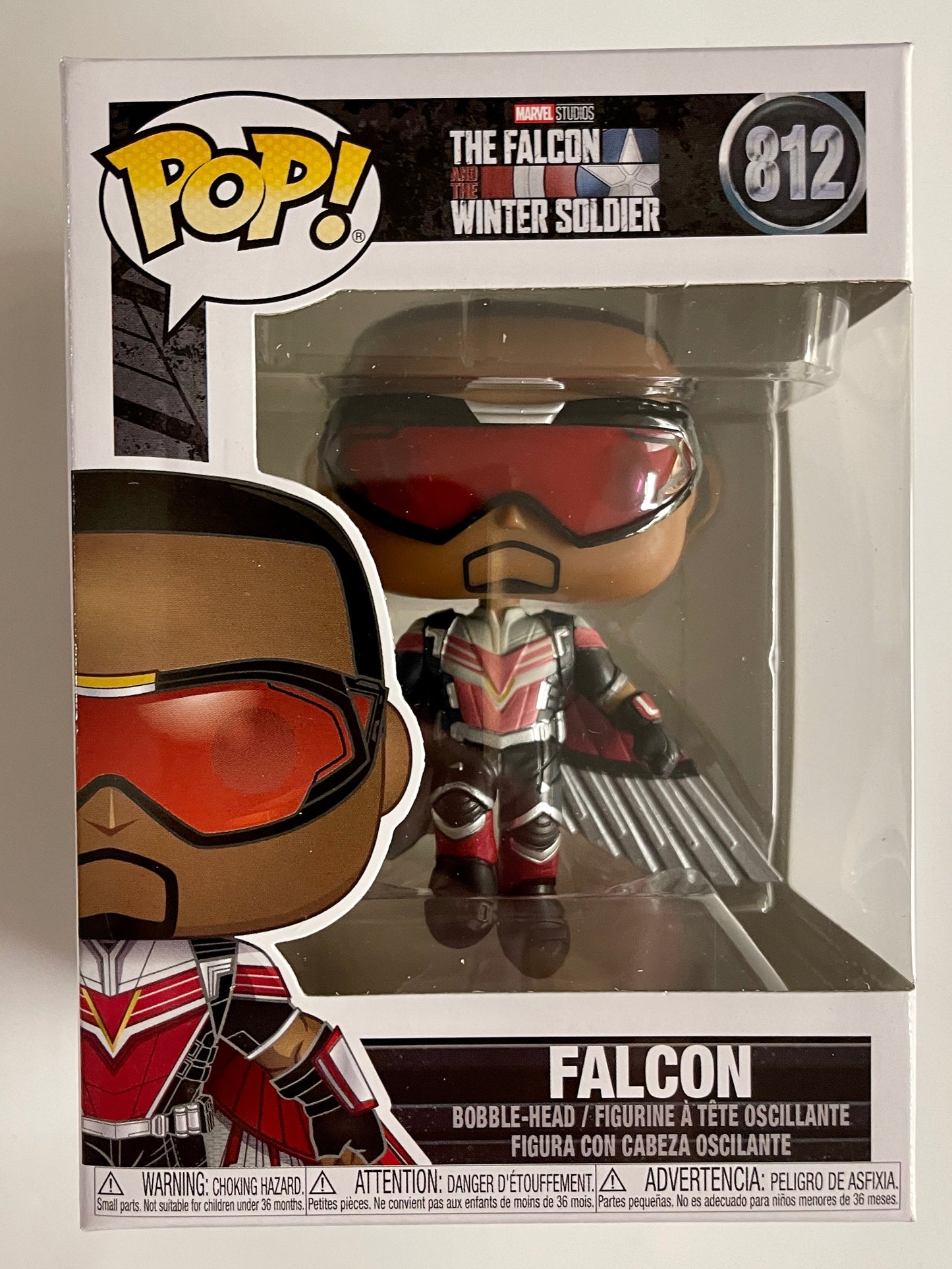 Marvel Funko Pop! - The Falcon #812 Falcon And The Winter Soldier Disney +