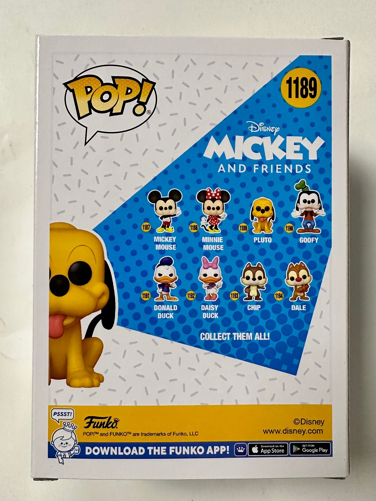 Disney Funko Pop! - Mickey’s Dog Pluto #1189 Mickey & Friends 2022