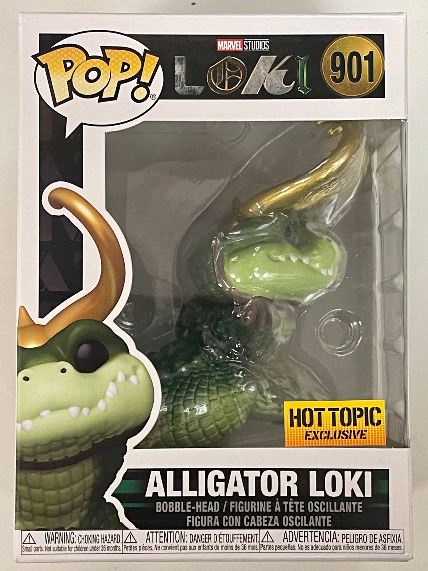 Marvel Funko Pop! - Alligator Loki #901 Disney + Series Hot Topic 2021 Exclusive
