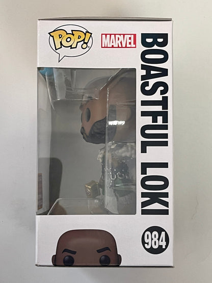 Marvel Funko Pop! - Variant Boastful Loki #984 Wonderous 2022 Con Exclusive