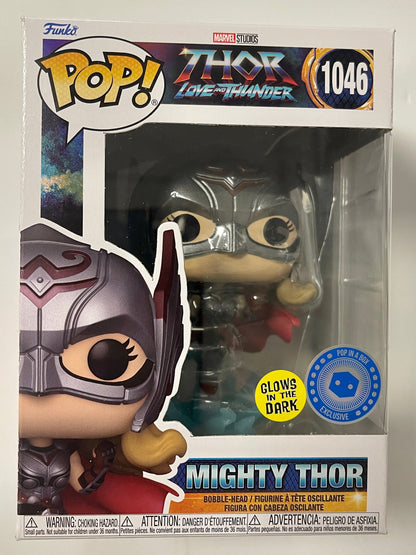 Marvel Funko Pop! - Mighty Thor #1046 Love & Thunder Glow PIAB 2022 Exclusive