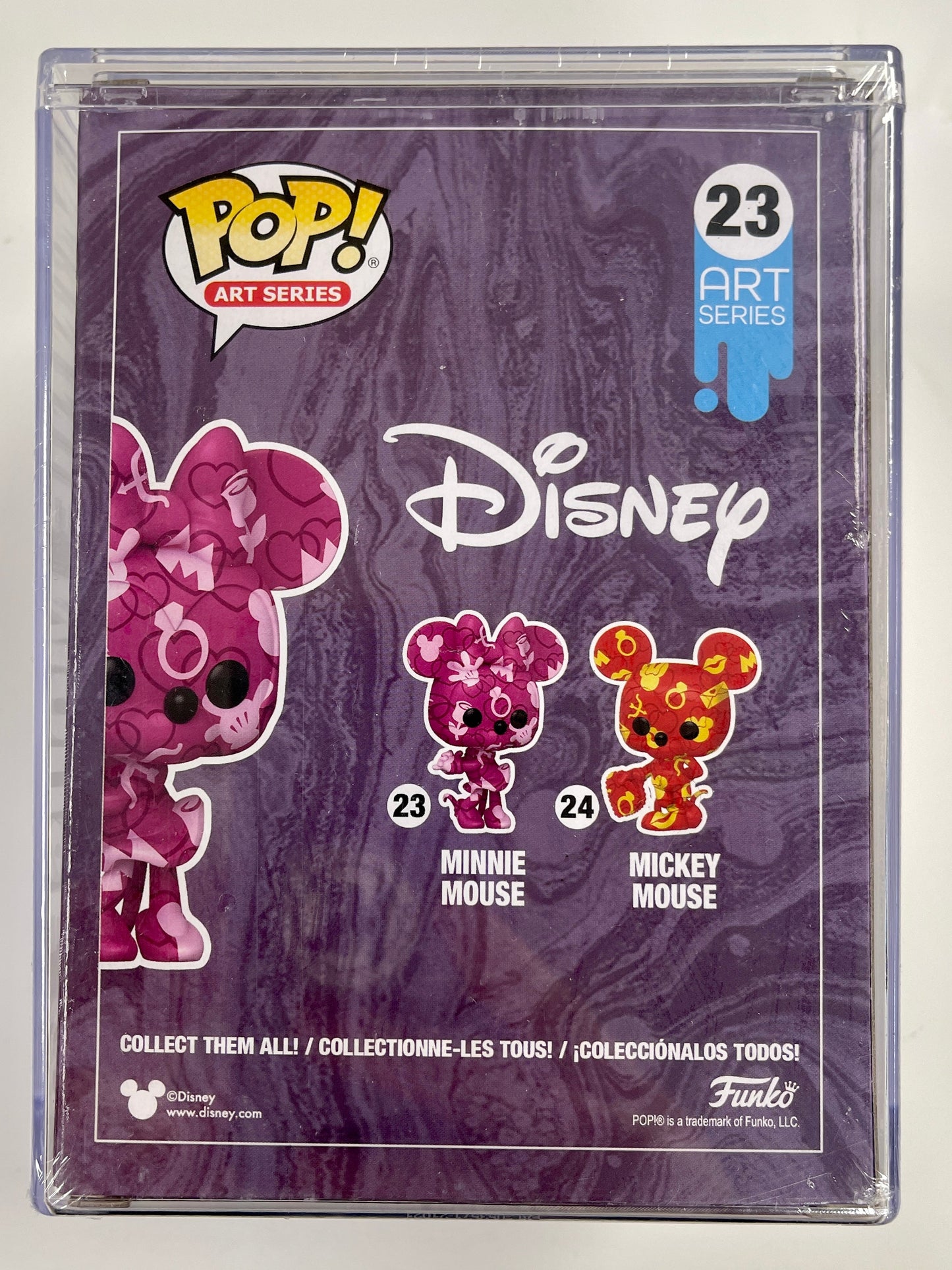 Disney Funko Pop! - Minnie Mouse #23 Art Series Amazon Exclusive W/ Hard Protector