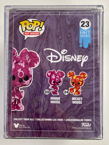 Disney Funko Pop! - Minnie Mouse #23 Art Series Amazon Exclusive W/ Hard Protector