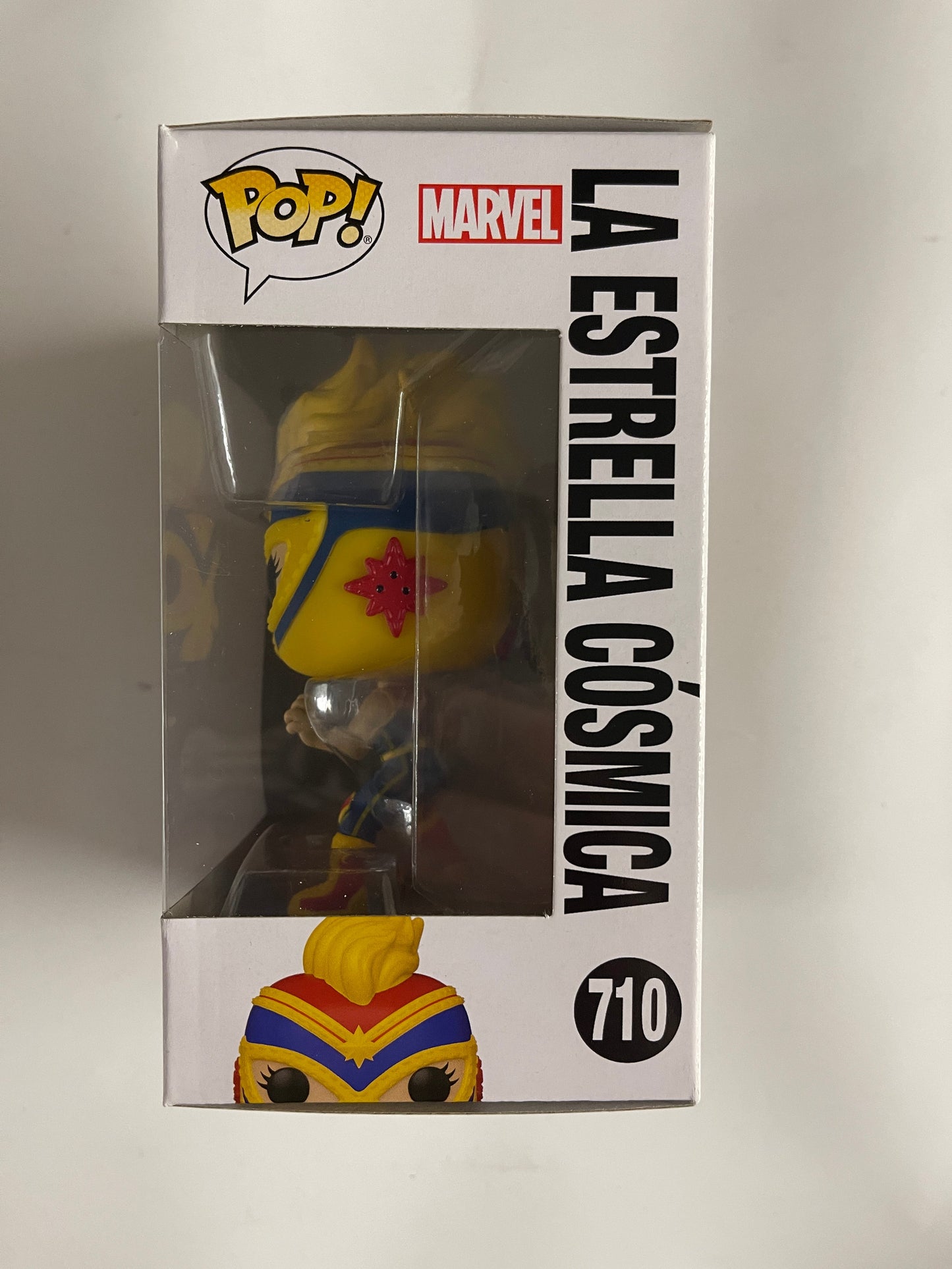 Marvel Funko Pop! - La Estrella Cosmica #710 Lucha Libre Edition 2021 Captain