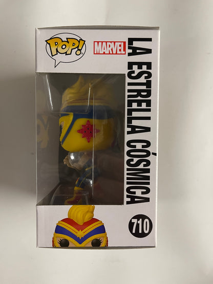 Marvel Funko Pop! - La Estrella Cosmica #710 Lucha Libre Edition 2021 Captain