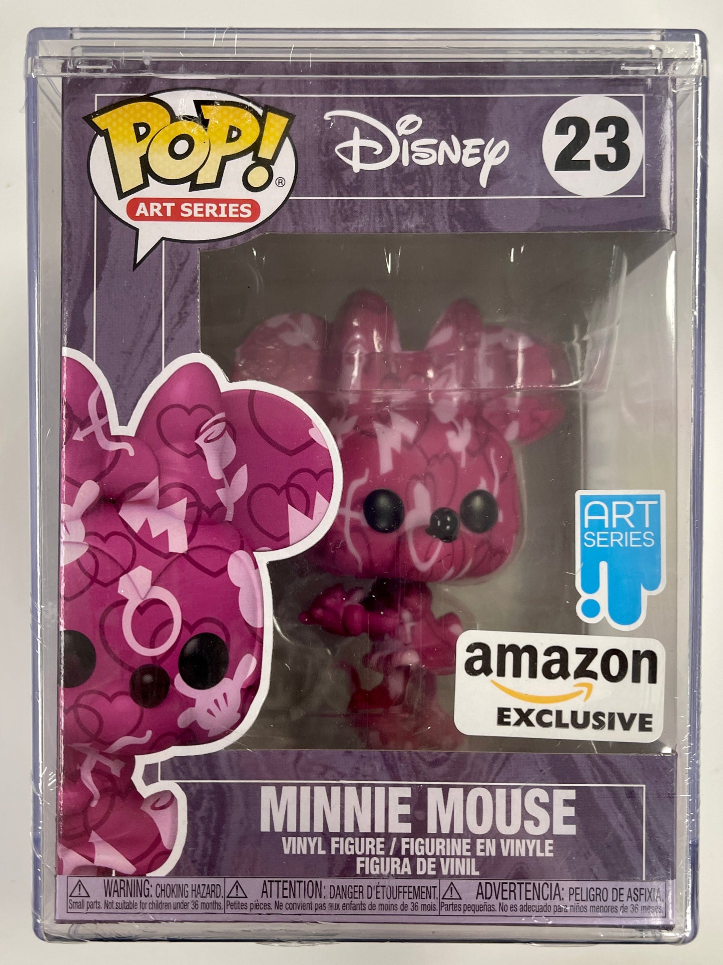 Disney Funko Pop! - Minnie Mouse #23 Art Series Amazon Exclusive W/ Hard Protector