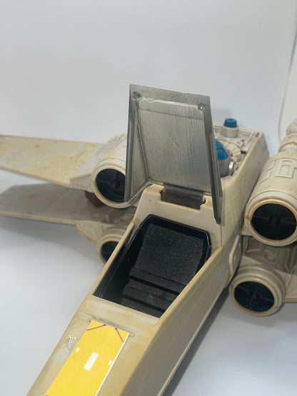 Star Wars X Wing Fighter Canopy Glass Repro Part 1978 Vintage Kenner