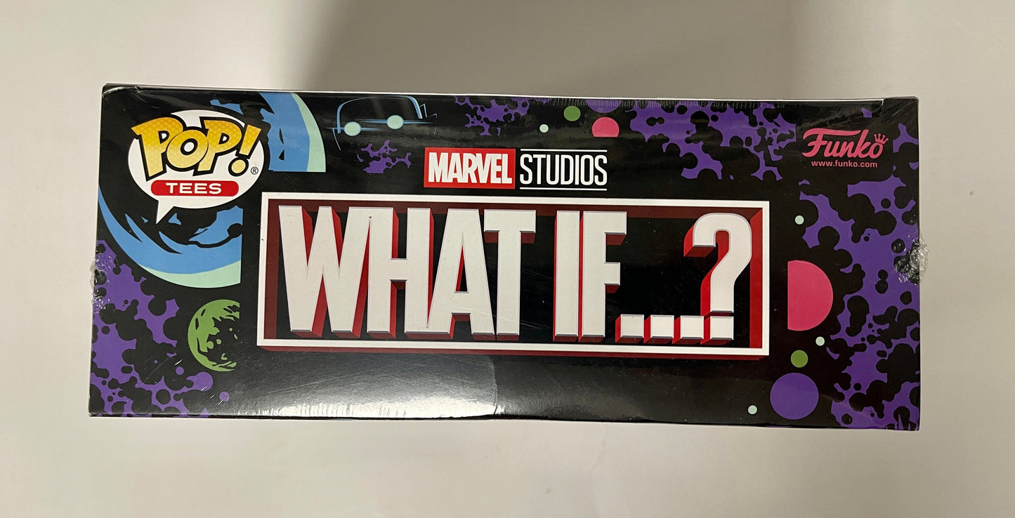 Marvel Funko Pop! - 2XL Tee & Black Light Killmonger #989 What If? 2022 Exclusive