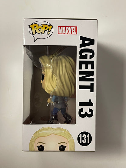 Marvel Funko Pop! - Agent 13 (Sharon Carter) #131 Captain America Civil War 2015 Vaulted