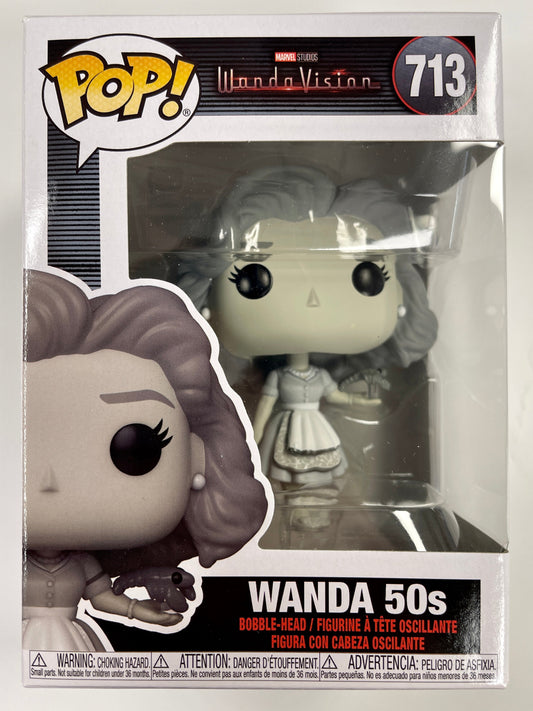 Marvel Funko Pop! - 50’s Black & White (B&W) Wanda #713 WandaVision 2021 Disney +