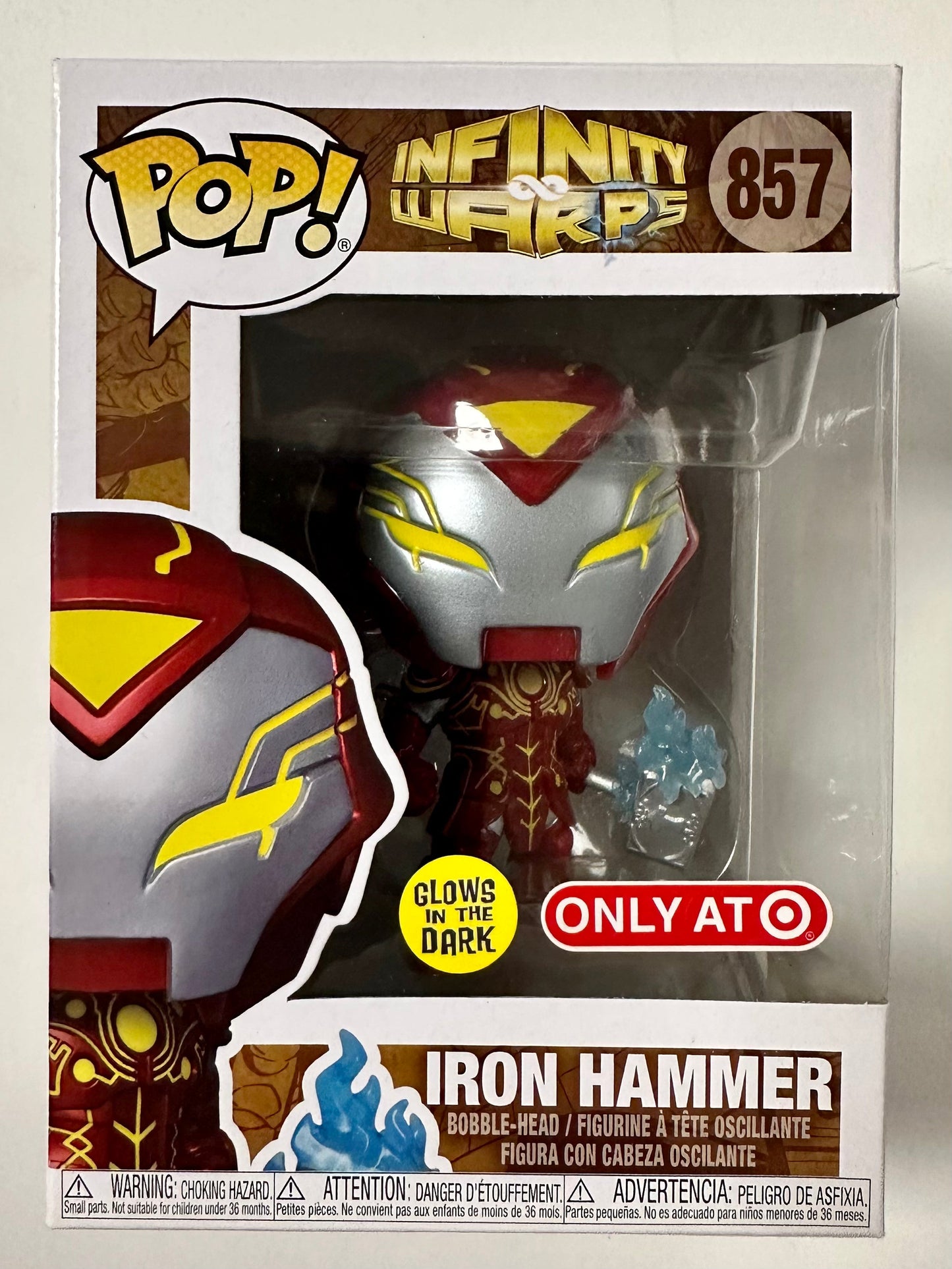 Marvel Funko Pop! - Iron Hammer #857 Infinity Warps 2021 Glow Target Exclusive