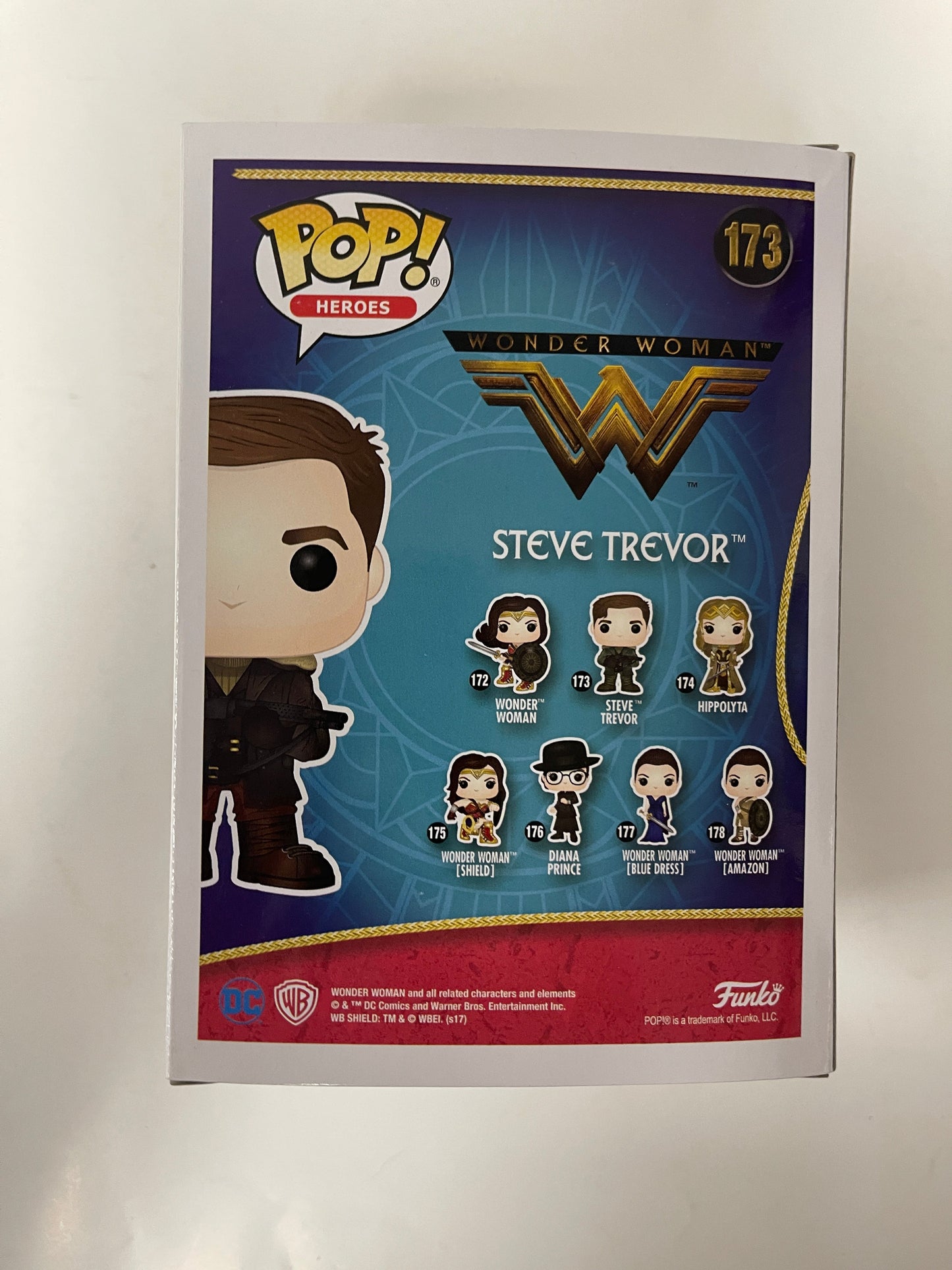 DC Funko Pop! - Steve Trevor #173 Wonder Woman 2017 Vaulted