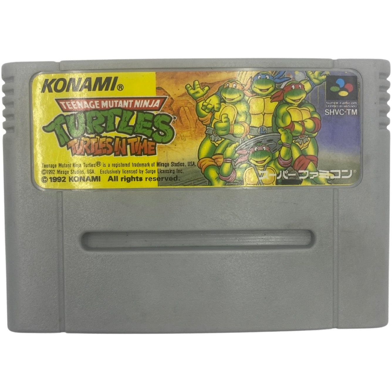 TMNT Video Game - Turtles In Time - Super Famicom