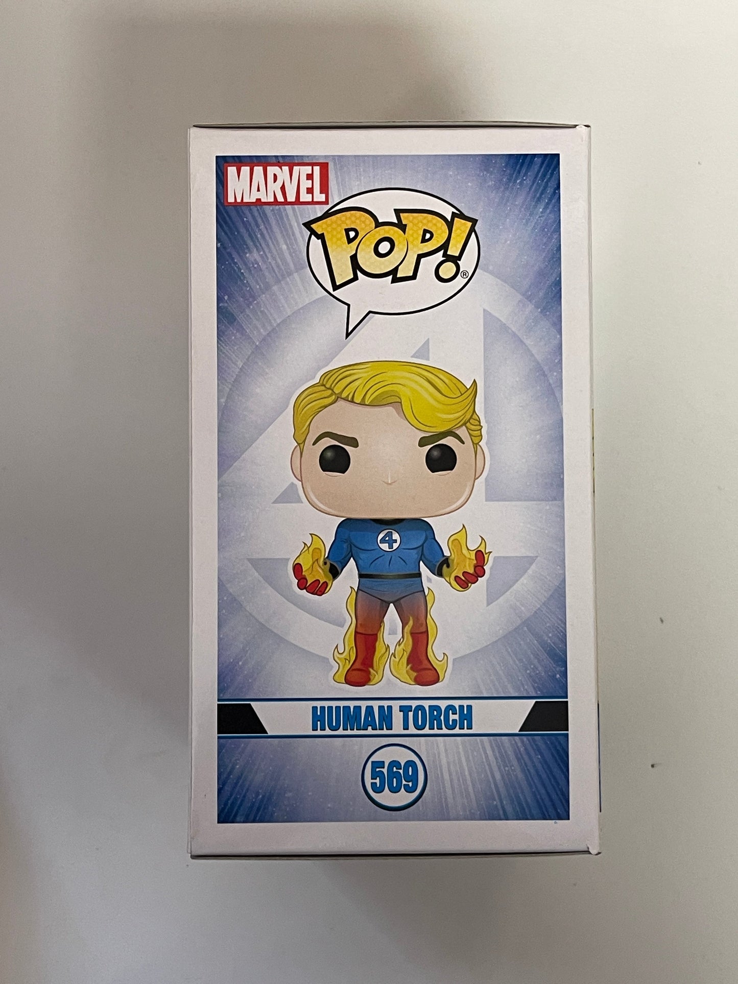 Marvel Funko Pop! - Human Torch #569 Fantastic Four Johnny Storm 2019 Vaulted HT Exclusive