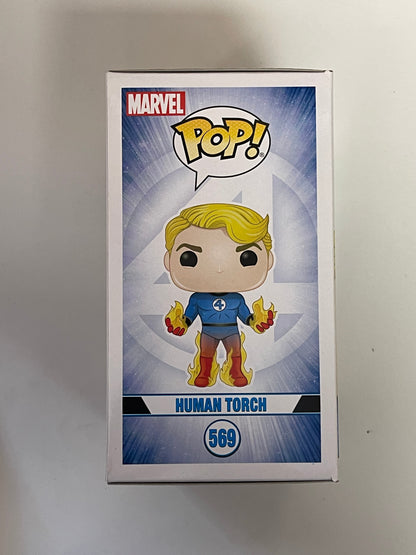 Marvel Funko Pop! - Human Torch #569 Fantastic Four Johnny Storm 2019 Vaulted HT Exclusive