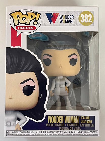 DC Funko Pop! - Wonder Woman (Ultra Mod Super Agent) #382 WW 80th Anniversary
