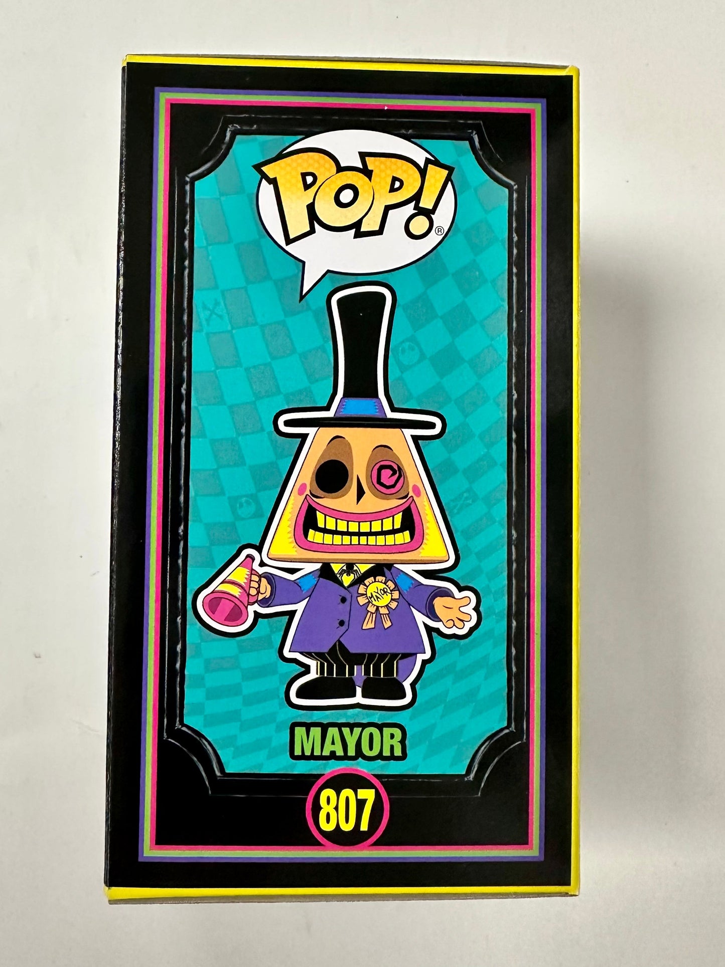 Disney Funko Pop! - Mayor #807 Nightmare Before Christmas 2022 Black Light