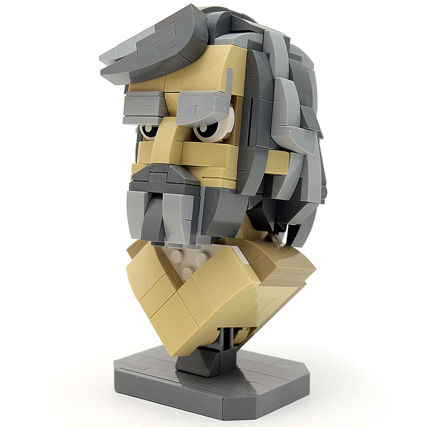Star Wars Lego Set - Last Jedi Luke Skywalker Bust made using LEGO ® parts