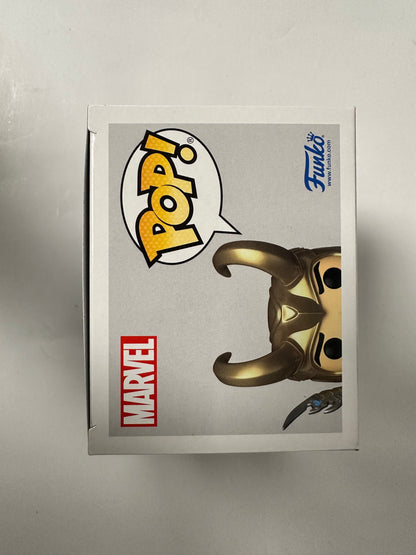 Marvel Funko Pop! - Loki With Scepter #985 Avengers Glow In Dark EE 2022 Exclusive