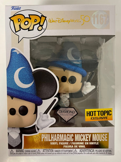 Disney Funko Pop! - Philharmonic Mickey Mouse #1167 Hot Topic Exclusive Diamond