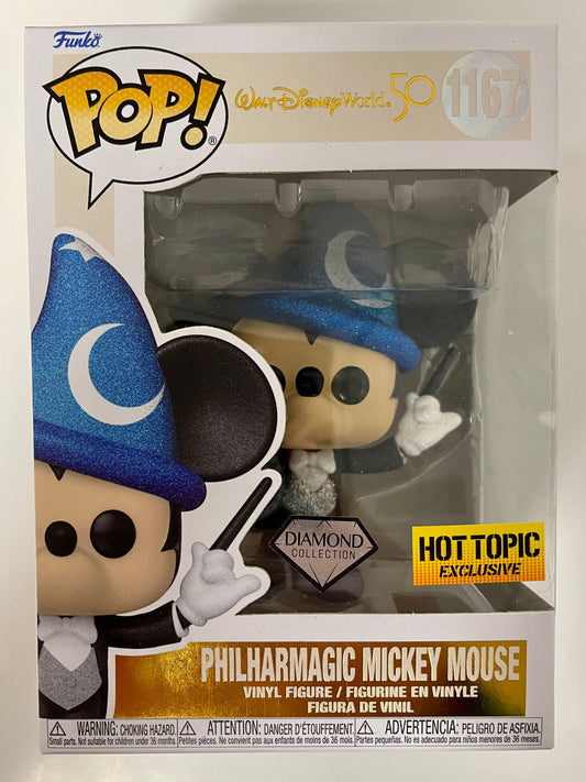 Disney Funko Pop! - Philharmonic Mickey Mouse #1167 Hot Topic Exclusive Diamond