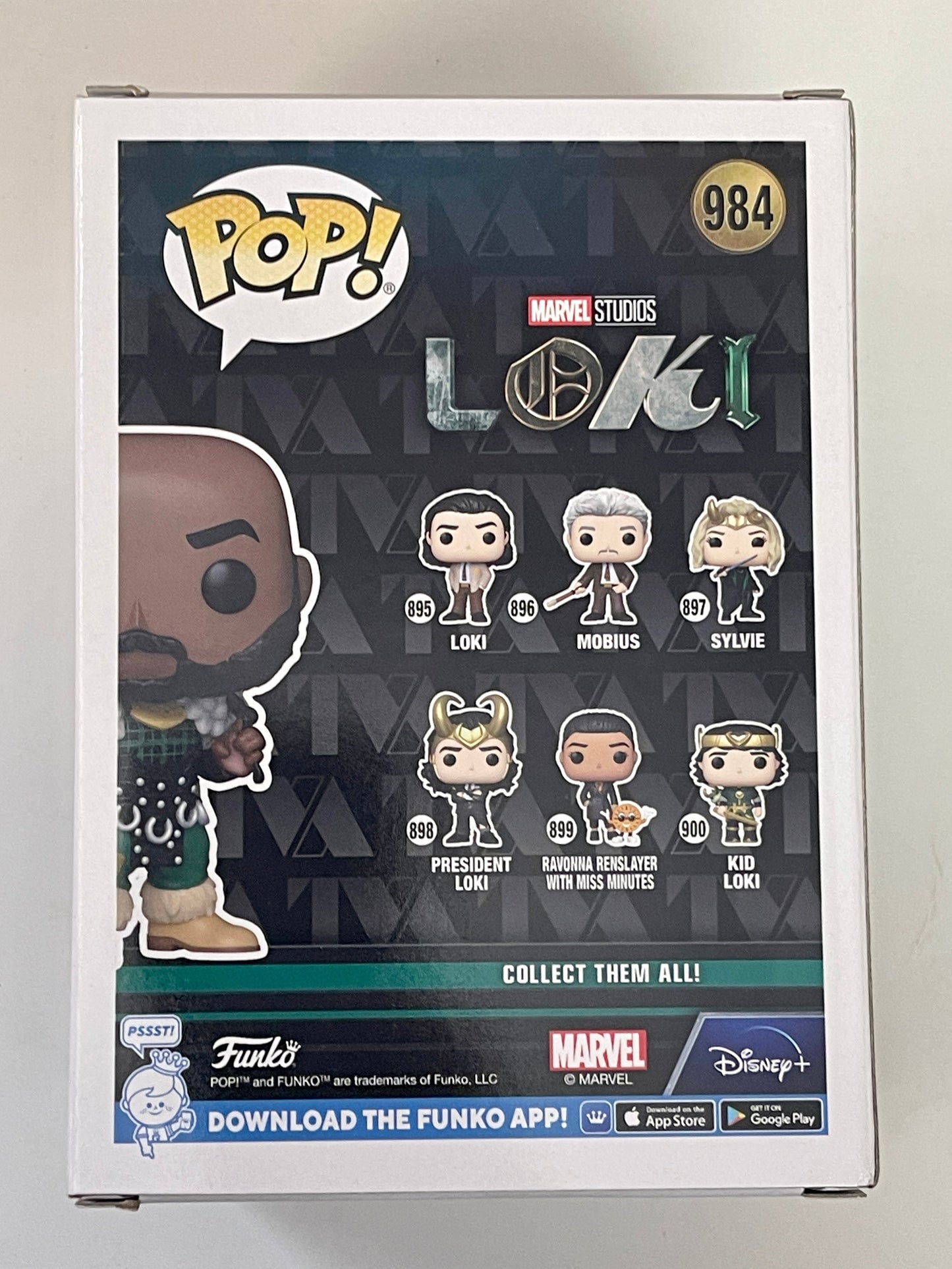 Marvel Funko Pop! - Variant Boastful Loki #984 Wonderous 2022 Con Exclusive