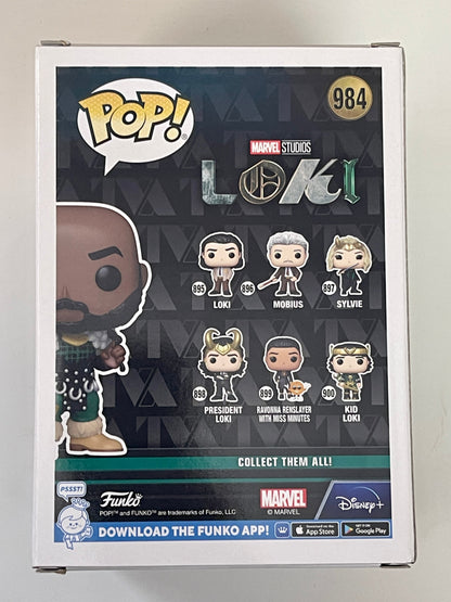 Marvel Funko Pop! - Variant Boastful Loki #984 Wonderous 2022 Con Exclusive
