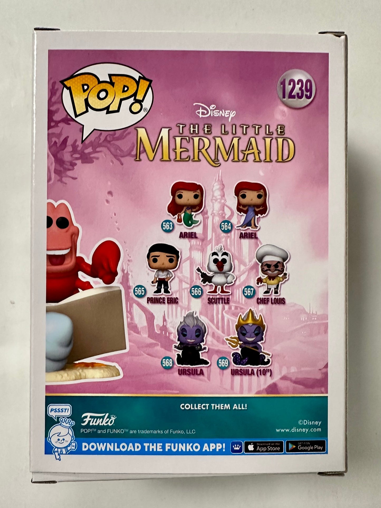 Disney Funko Pop! - Conductor Sebastian #1139 The Little Mermaid 2022 EE Exclusive