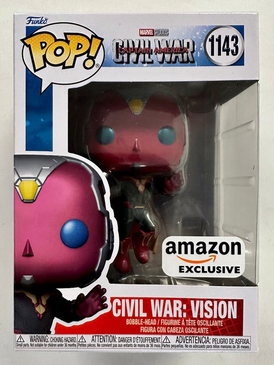 Marvel Funko Pop! - Vision #1143 Captain America Build A Scene 2023 Exclusive