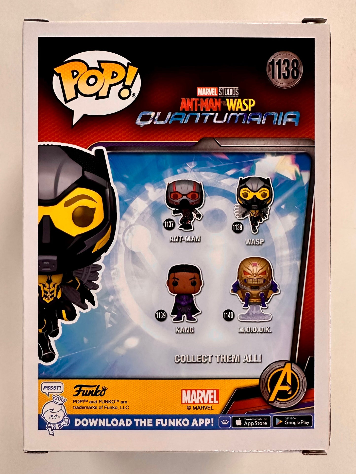 Marvel Funko Pop! - Wasp #1138 Ant-Man & The Wasp 2022 Quantumania Hope Van Dyne