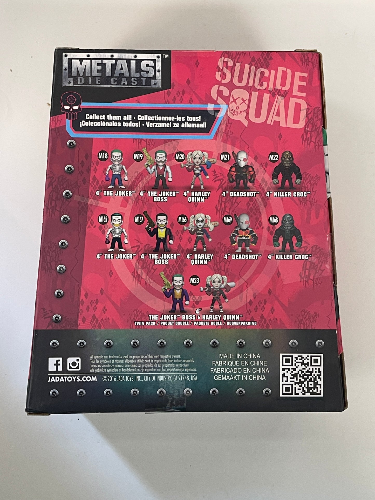 DC Action Figure - Suicide Squad Diecast The Joker Boss Jada Metals Batman M19