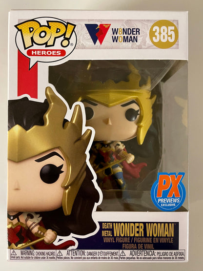 DC Funko Pop! - Death Metal Woman #385 Previews PX Exclusive 80 Years