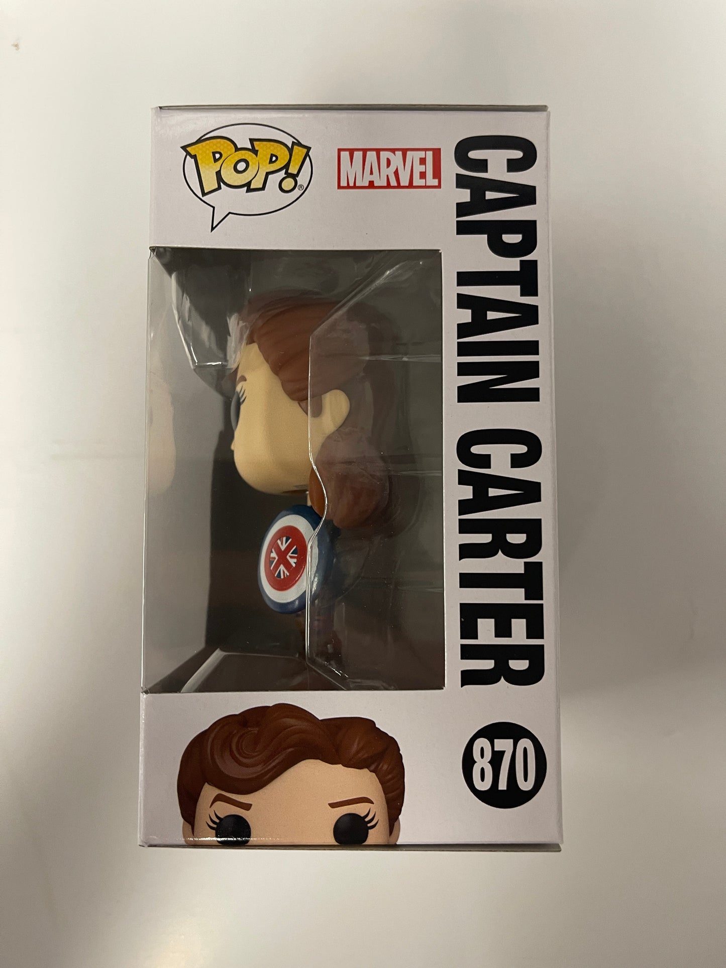 Marvel Funko Pop! - Captain (Britain) Carter #870 What If? Disney+