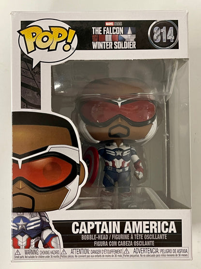 Marvel Funko Pop! - Sam Wilson Captain America #814 Falcon & Winter Soldier 2021