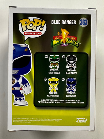 TV Funko Pop! - Metallic Blue Power Ranger #363 Vaulted 2016 GS Exclusive