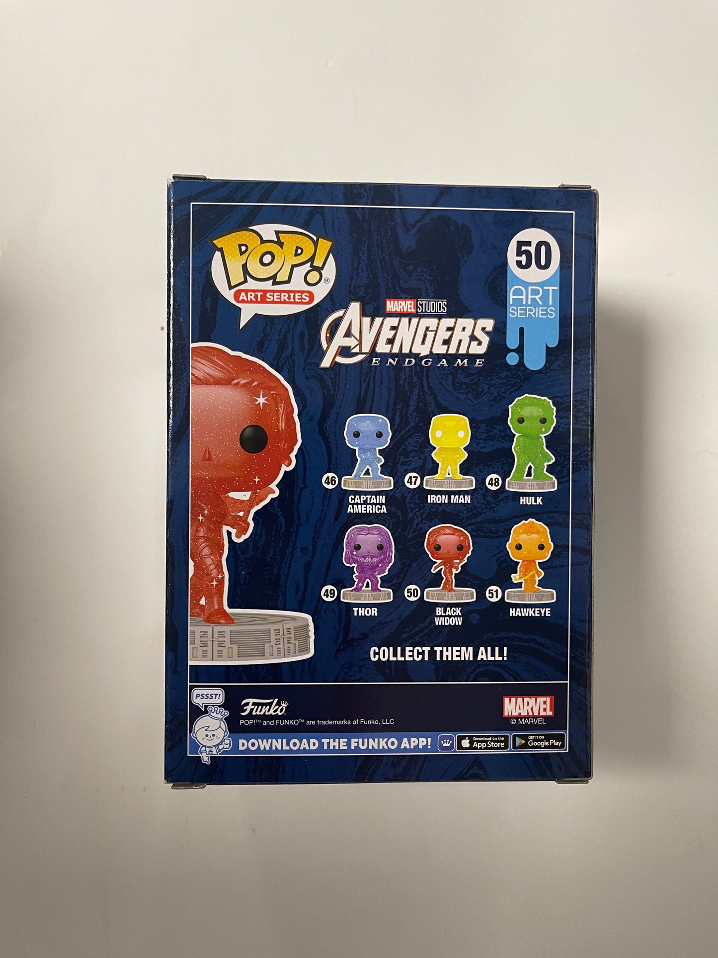 Marvel Funko Pop! - Black Widow 50 Infinity Saga Art Series 2021 Exclusive