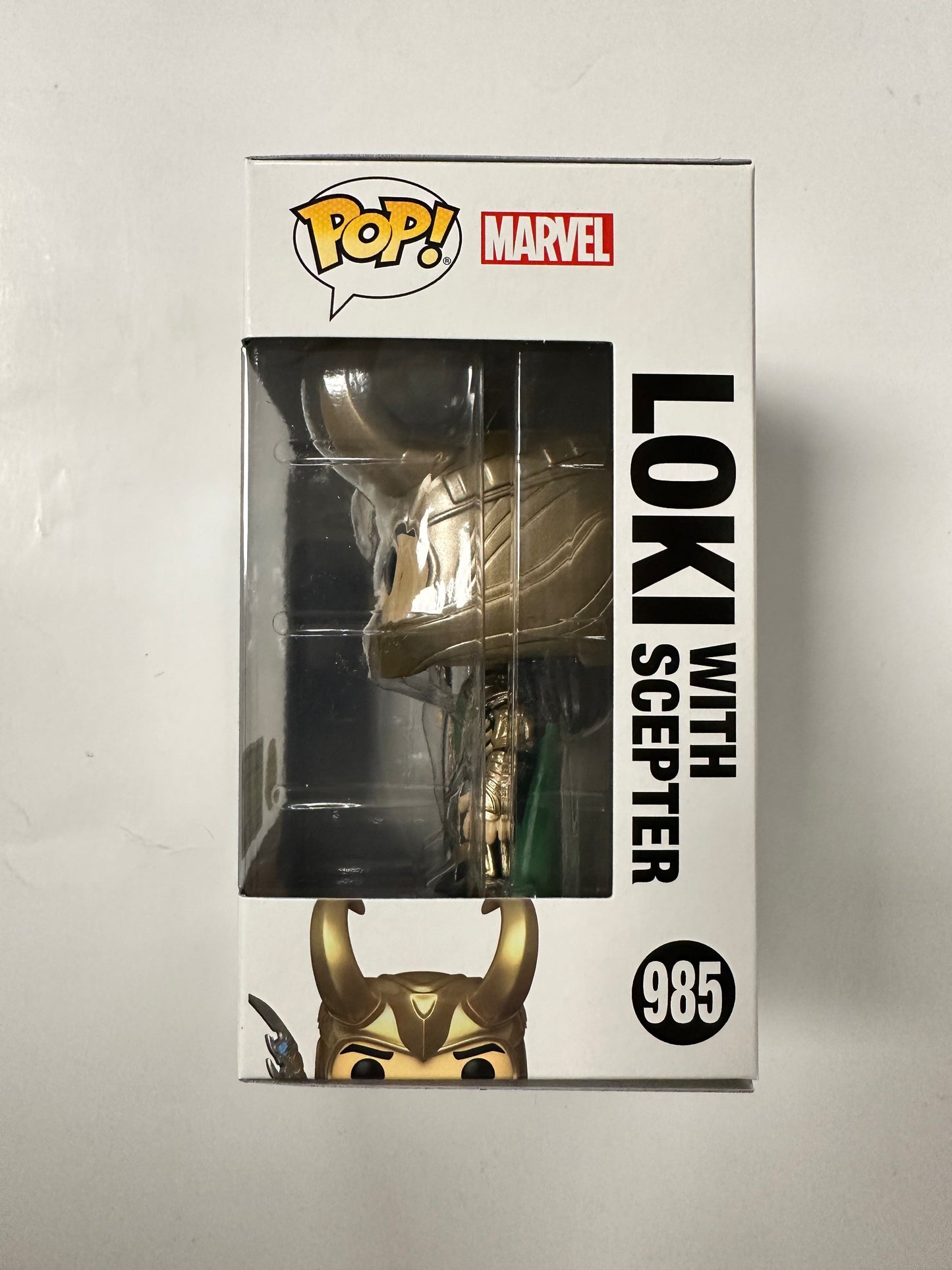 Marvel Funko Pop! - Loki With Scepter #985 Avengers Glow In Dark EE 2022 Exclusive