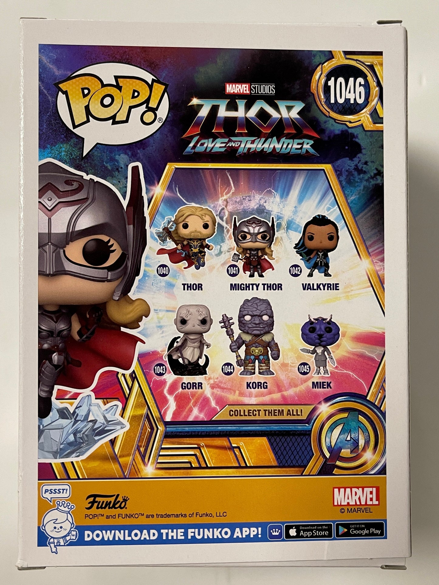 Marvel Funko Pop! - Mighty Thor #1046 Love & Thunder Glow PIAB 2022 Exclusive