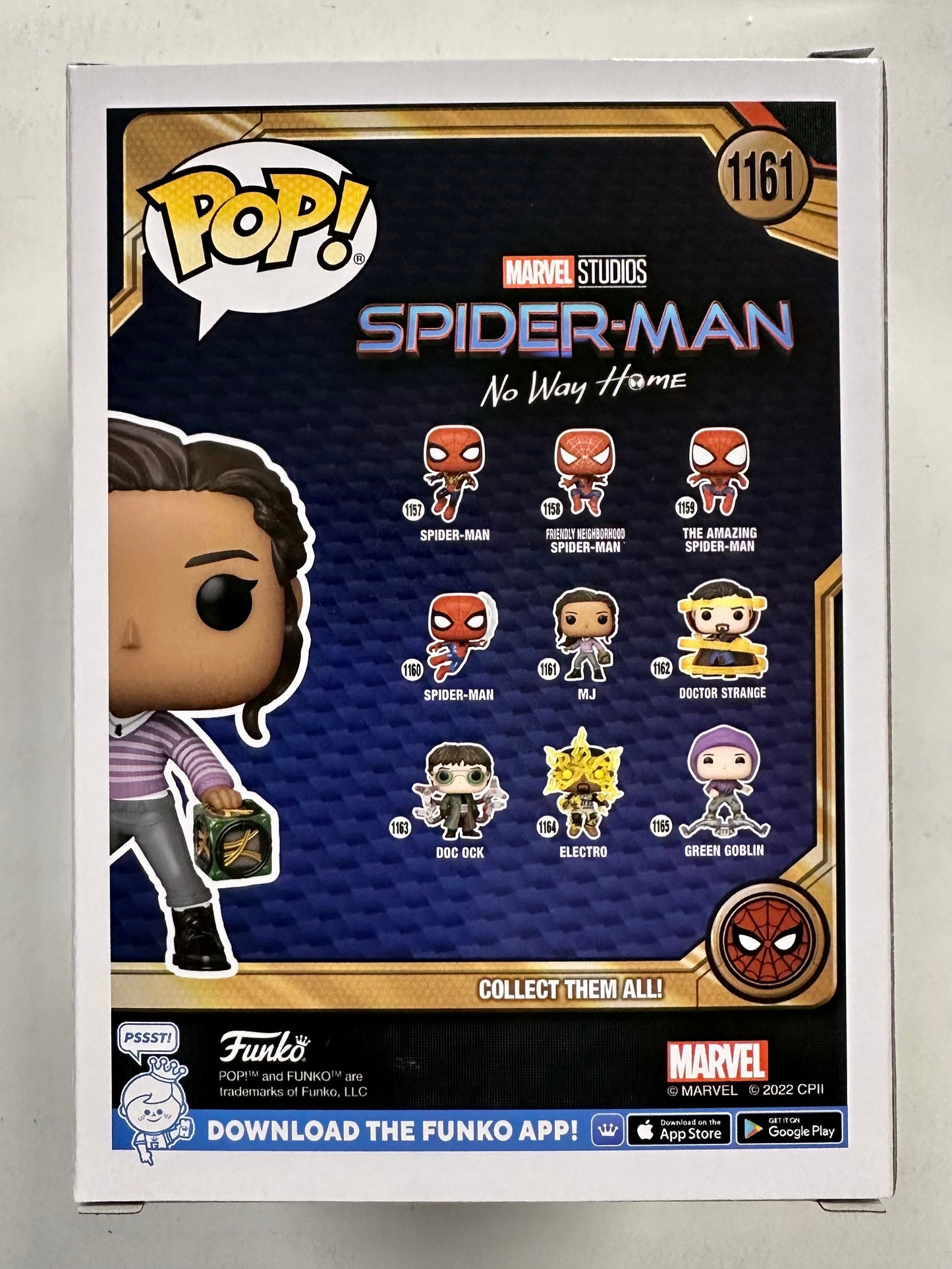 Marvel Funko Pop! - MJ With Box #1161 Spider-Man: No Way Home 2019 Vaulted Zendaya