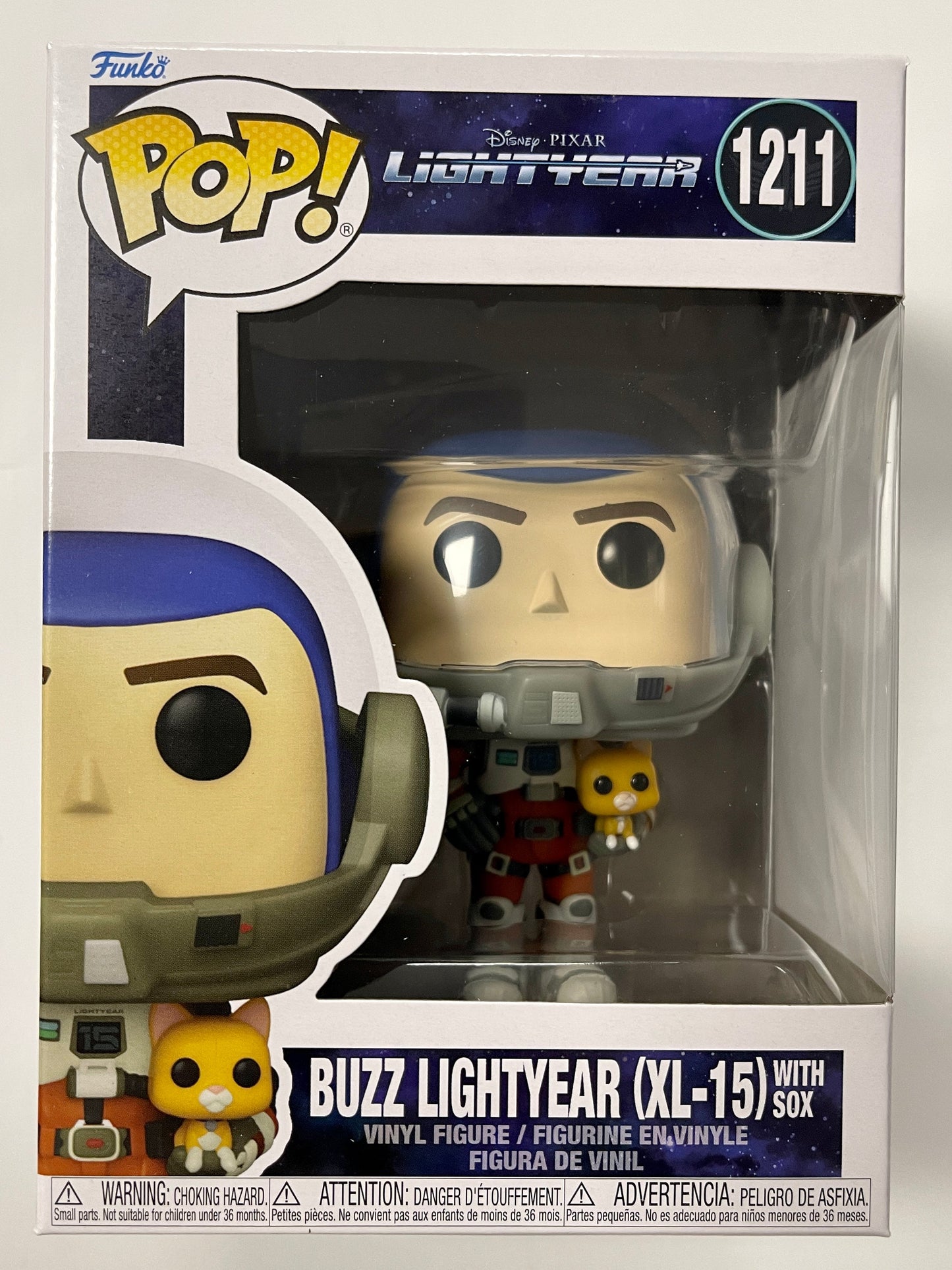 Disney Funko Pop! - Buzz Lightyear (XL-15) With Sox #1211 Pixar Lightyear 2022