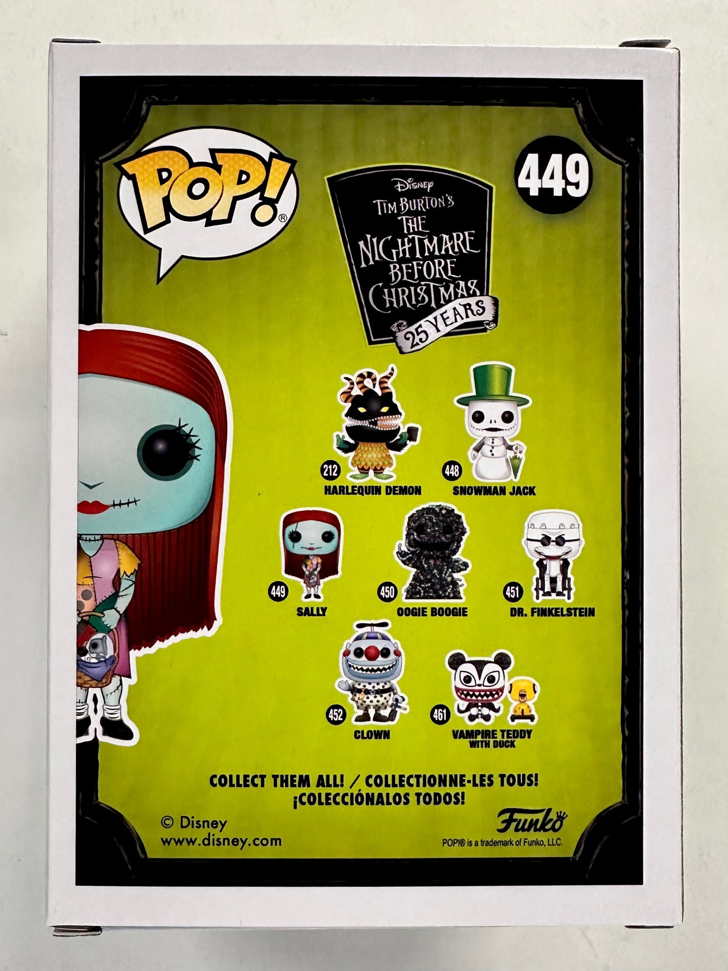 Disney Funko Pop! - Sally The Rag Doll with Basket #449 Nightmare Before Christmas 2018