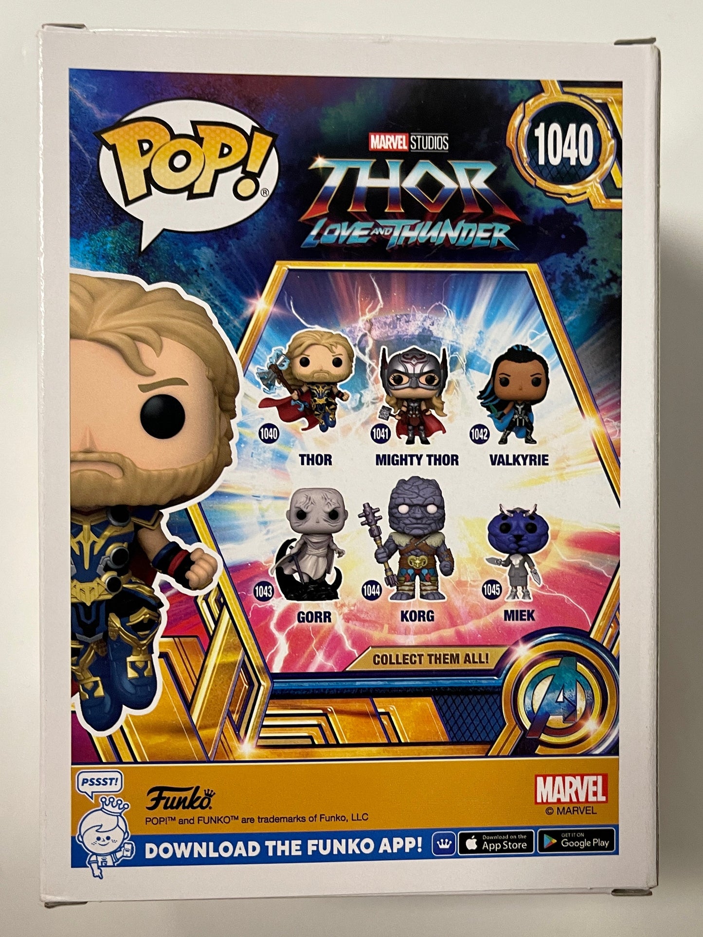 Marvel Funko Pop! - Thor With Stormbreaker #1040 Love & Thunder 2022