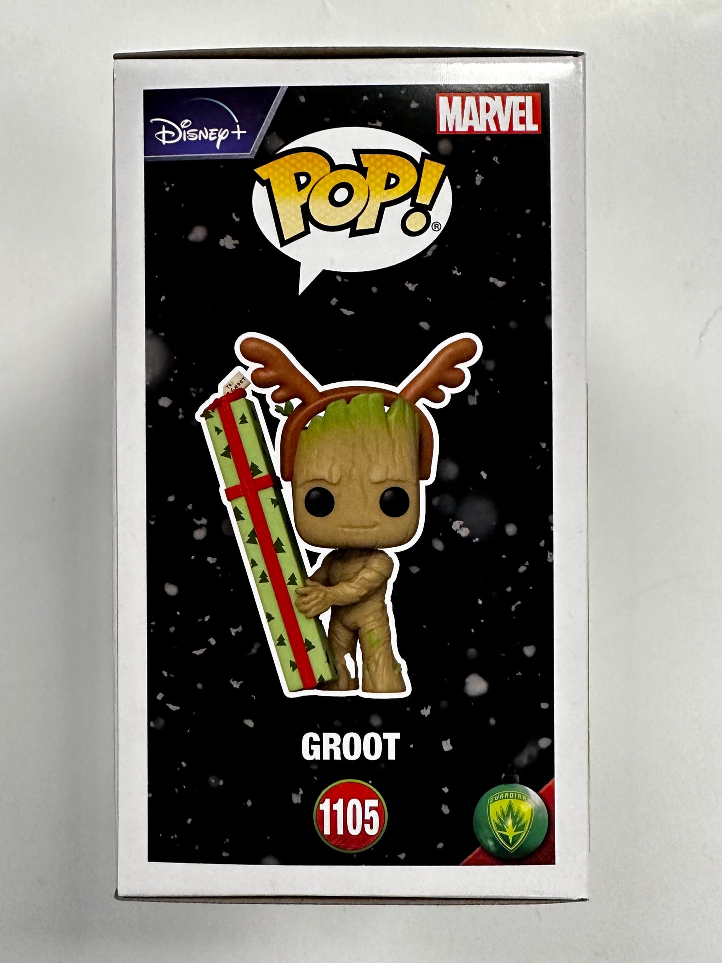 Marvel Funko Pop! - Groot W/ Present #1105 Guardians Of The Galaxy Holiday Special 2022