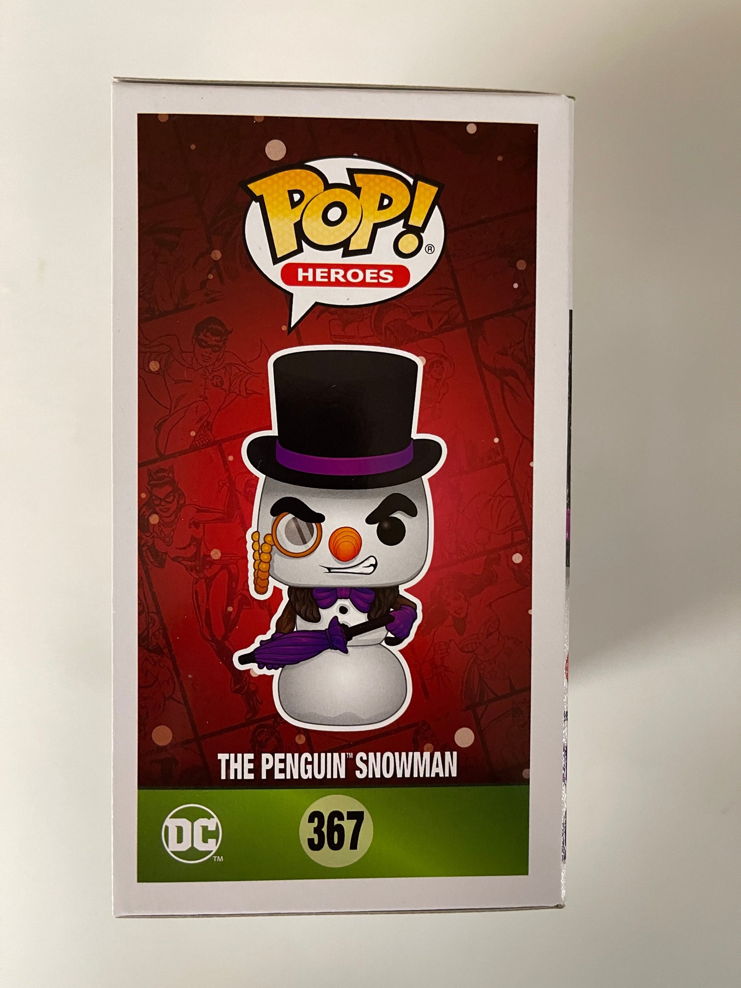DC Funko Pop! - The Penguin Snowman #367 Hot Topic Holiday Vaulted Exclusive