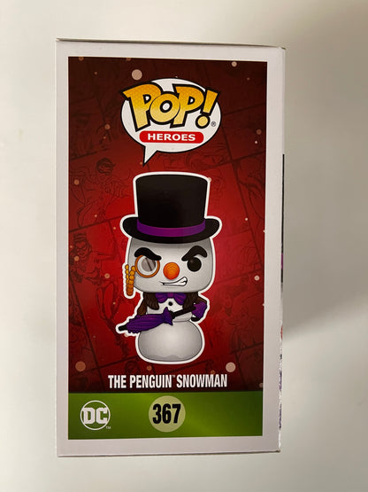 DC Funko Pop! - The Penguin Snowman #367 Hot Topic Holiday Vaulted Exclusive