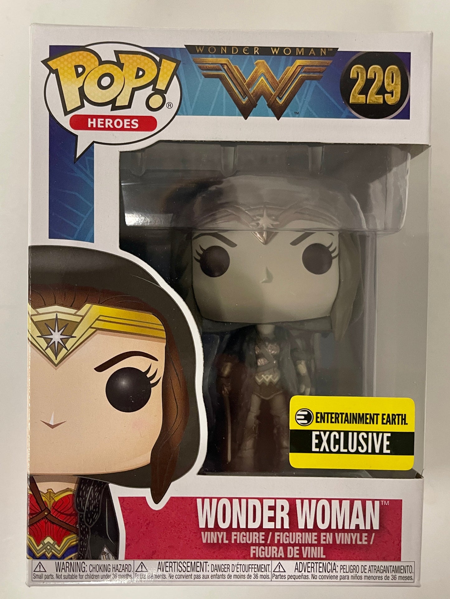 DC Funko Pop! - Wonder Woman With Cloak (Sepia) #229 Vaulted 2017 Exclusive