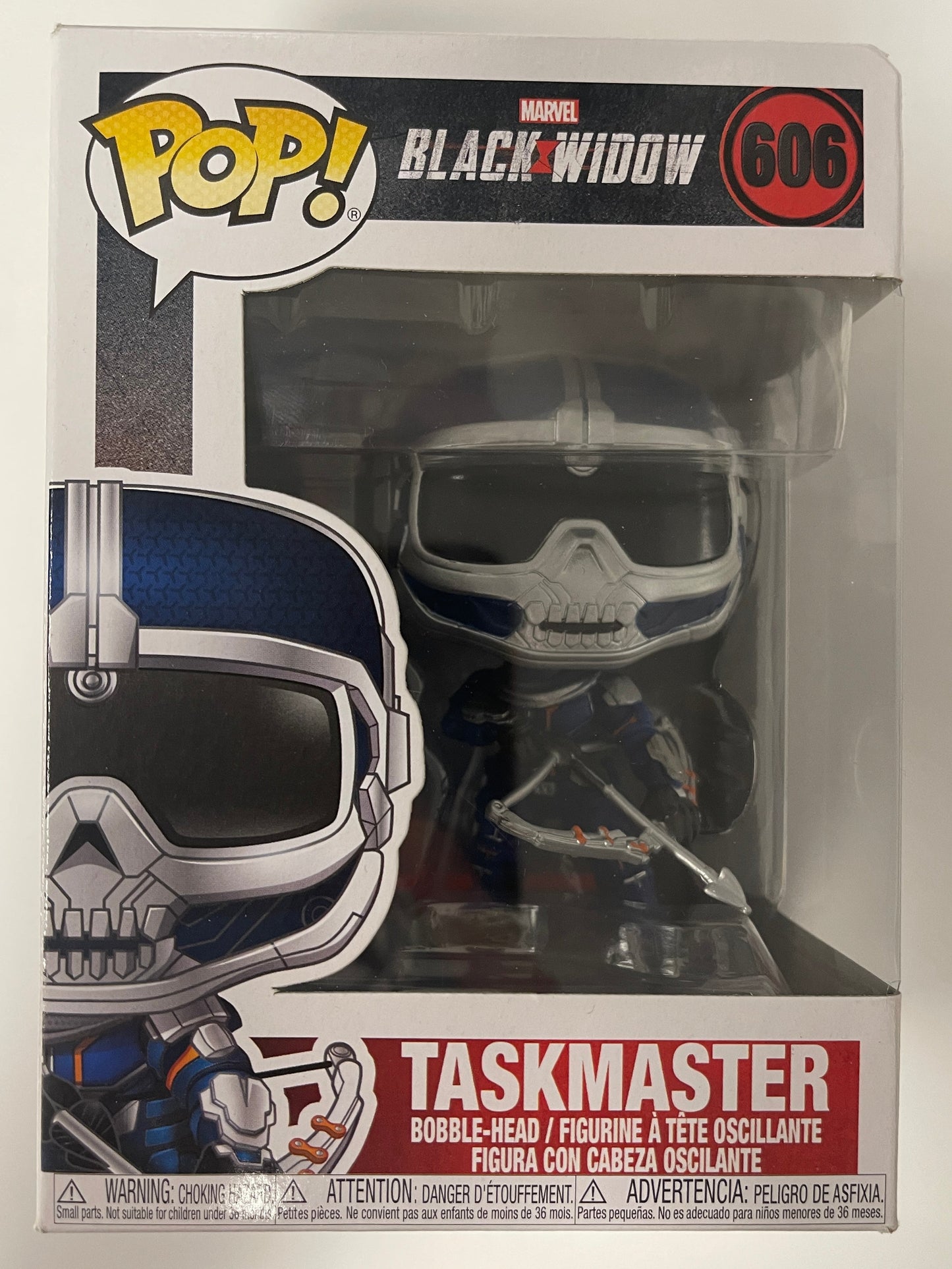 Marvel Funko Pop! - Taskmaster With Crossbow #606 Black Widow 2021 MCU Villain