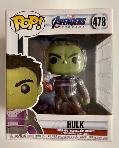 Marvel Funko Pop! - 6" Hulk With Nano Gauntlet #478 Avengers Endgame 2019